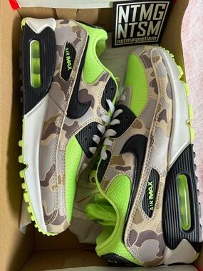 🔥 Nike Air Max 90 SP “Green Camo” | New With Box | Rare Colorway size 8.5 women